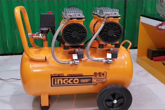 Máy nén khí không dầu Ingco