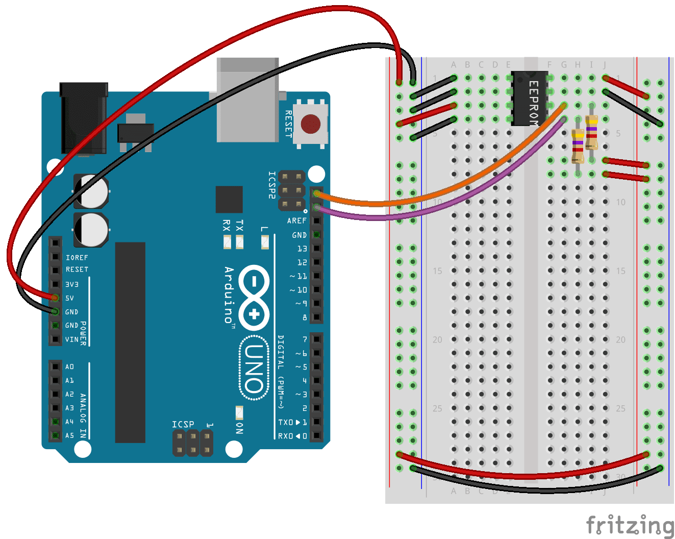 Giao tiếp 24C04 với Arduino