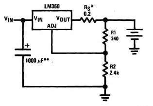 Bộ sạc pin 12V LM350