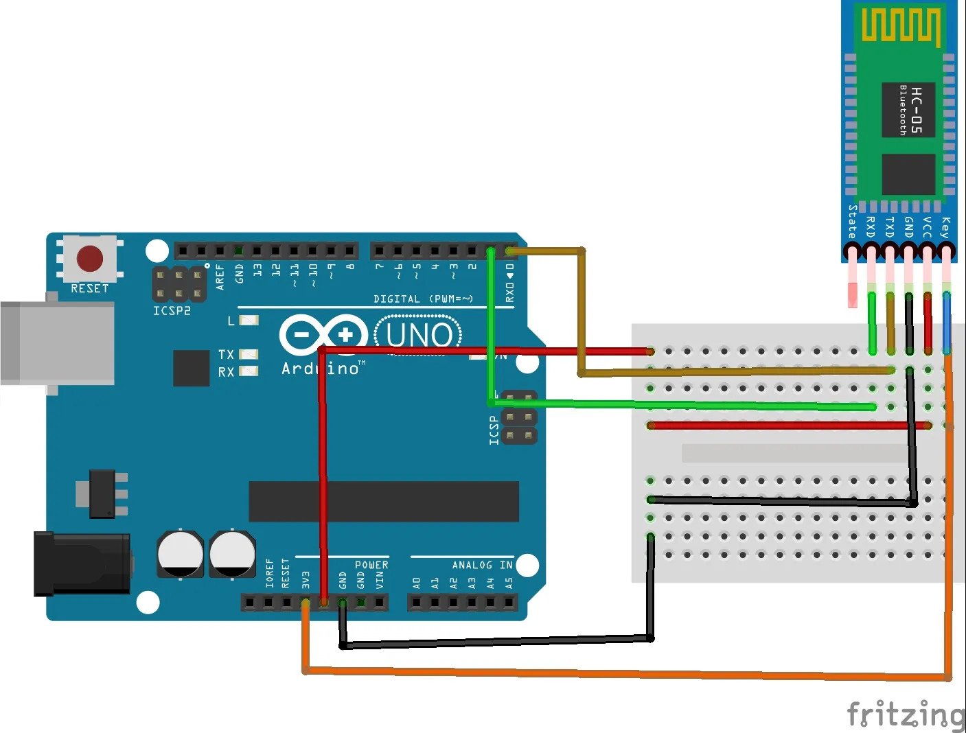 Ví dụ giao tiếp module Bluetooth HC-05 với Arduino