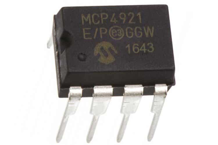 MCP4921 IC DAC 12-bit với giao thức giao tiếp dữ liệu SPI